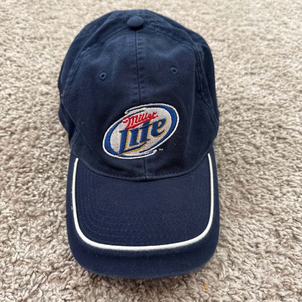 Miller Lite Hat Brian Kessler Collection‎ Beer Strapback Cap EUC